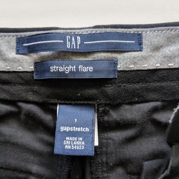 GAP Straight Leg Flare Dress Pants - Picture 6 of 6